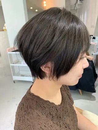 ショート カラー 🌸花屋併設🌸寺島 秀美のヘアスタイル