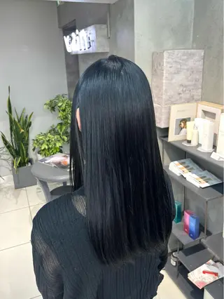 ロング カラー ウルフ🦋顔まわり ❤︎ ͛MEIのヘアスタイル