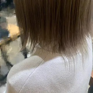 ミディアム カラー UMEDA FIGAROのヘアスタイル