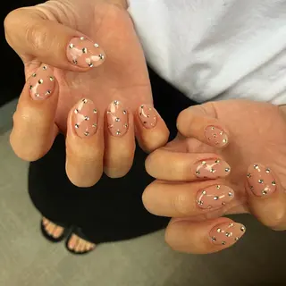 ロング カラー ヘアアレンジ キッズ ネイル マツエク・マツパ 福田 加奈のネイルデザイン