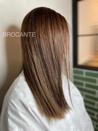 セミロング カラー BROCANTE立川 karasawa.nのヘアスタイル