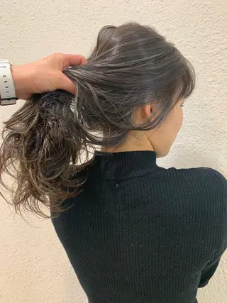 ロング カラー 🟦メンズパーマ🟦 横浜駅｜小上馬淳司のヘアスタイル