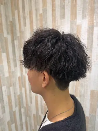 パーマ メンズ 【Earth平塚】 パーマ　のくびのヘアスタイル