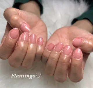 ネイル フィルイン／自爪育成 ／爪に優しい施術のネイルデザイン