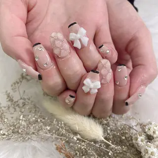 ネイル 🦋ネイルサロン ブラン🌈ゆりのネイルデザイン