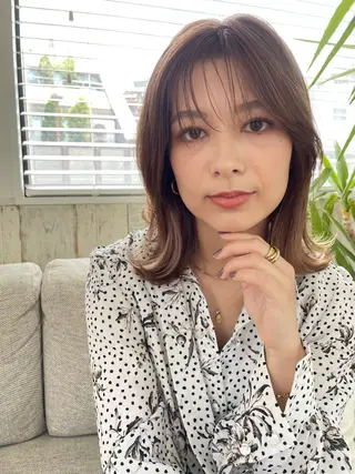 セミロング 【店長】原田 貢太郎のヘアスタイル