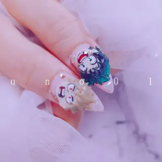 ネイル 梅田🦄中崎町🩵 u n o 0 1のネイルデザイン