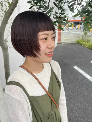 ショート 梶原 真帆のヘアスタイル