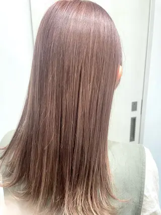 セミロング カラー nalu新宿所属・🦋春山 さとみ🦋のヘアスタイル