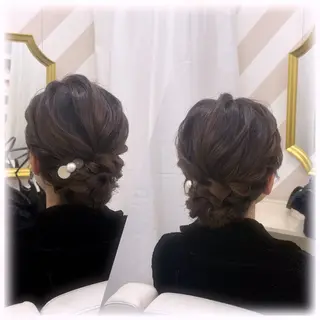 ヘアアレンジ ヘアセット 🤍AIRA🤍のヘアスタイル
