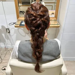 ロング ヘアアレンジ モデル募集 セイノチヒロのヘアスタイル