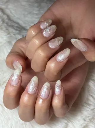 ネイル 三本 綾奈のネイルデザイン