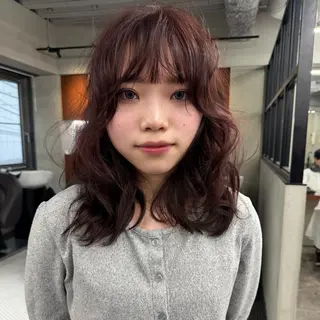 ロング カラー 🍒暖色カラー🍒 渋谷/YUUのヘアスタイル