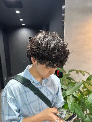 パーマ メンズ イケメン製造機 🔥上原沙羅🔥のヘアスタイル