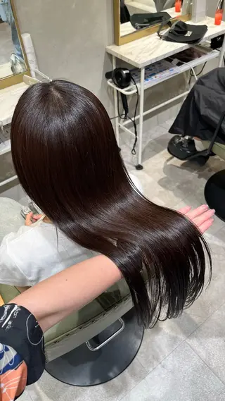 ロング カラー 新宿/ヘアカラー AiNAのヘアスタイル