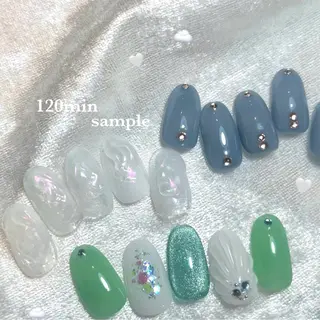 ネイル eight横浜☁️ くまべのネイルデザイン