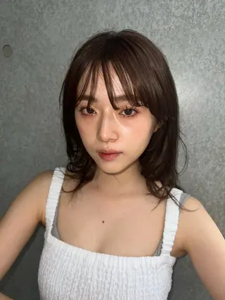 松井美樹/似合わせ ガーリー・韓国のヘアスタイル