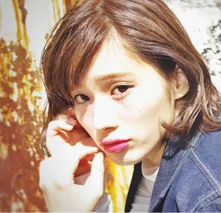ミディアム カラー パーマ 🟦髪質改善6年 💊YAMAMOTOのヘアスタイル