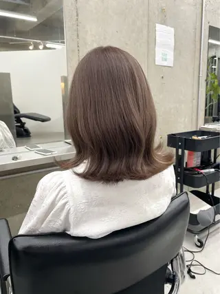 カラー RIN🎀レイヤー/ ボブ/オリーブカラーのヘアスタイル