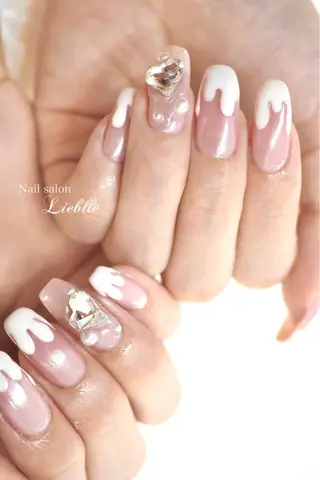 ロング カラー ネイル Nail salon Lieblleのネイルデザイン