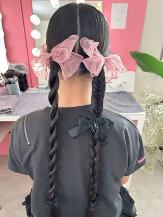 ロング 北本 美幸のヘアスタイル