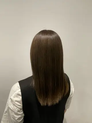 ロング カラー 渋谷 夏稀のヘアスタイル