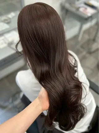 ロング カラー shuse /艶カラー  栄のヘアスタイル