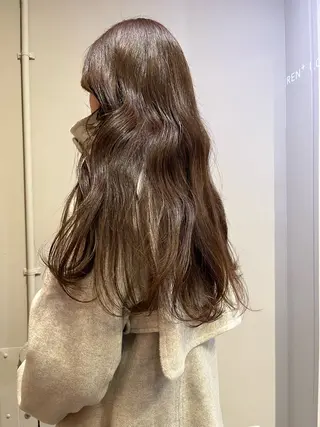 カラー レイヤーカット🍏 オリーブ/ののかのヘアスタイル