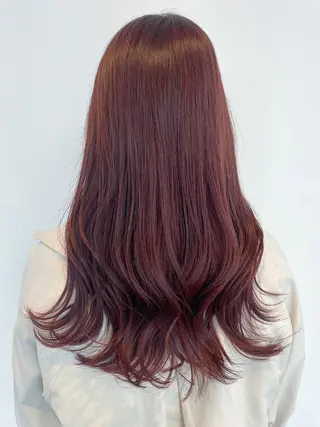 セミロング カラー パーマ ヘアアレンジ ITbyALBUM 八王子店のヘアスタイル