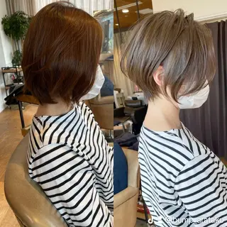 ショート 大人ショート特化/ カットモデル/表参道のヘアスタイル