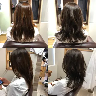ミディアム カラー tuuli トゥーリのヘアスタイル