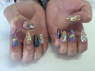 ネイル 💎🐰 saki. m 🐰💎のネイルデザイン