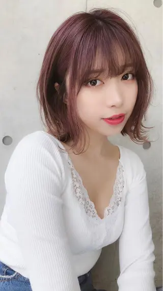 ミディアム カラー ヘアアレンジ 🩰透明感カラー♡ UTA🩰のヘアスタイル