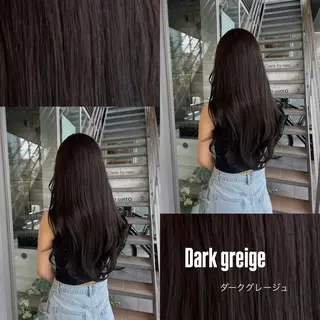 カラー イケハラ ナナミのヘアスタイル