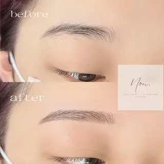 アイブロウ eyelash ×  eyebrow salon Non.所属・Non. NANASEのマツエク・マツパデザイン