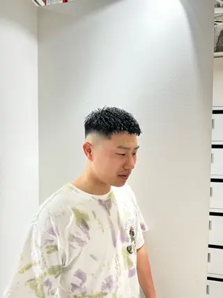 メンズ メンズパーマ特化/波 巻きツイスパ 長町至のヘアスタイル
