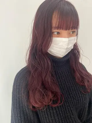 ミディアム カラー ダブルカラー 🌙chinariのヘアスタイル