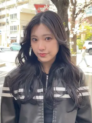 ロング 園田 渉 ◤SHIKIO◢のヘアスタイル