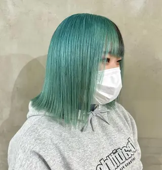 ミディアム カラー パーマ ヘアアレンジ メンズ ササキカズマ〻透明感 〻色落ち〻赤み消しのヘアスタイル