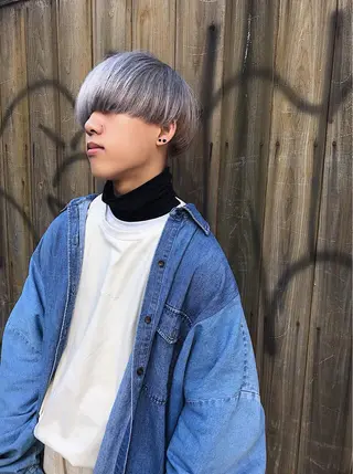 ショート カラー メンズ 山下 亮輔のヘアスタイル