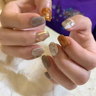 ネイル マキノ ユイのネイルデザイン