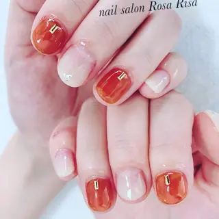 ショート ネイル ネイルスタジオ シェイクユアハンズのネイルデザイン