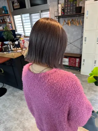 ショート カラー シールドヘアー/那覇 /縮毛矯正/ブリーチのヘアスタイル