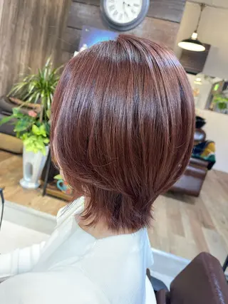 ロング カラー 髪質改善で 憧れの潤艶美髪にのヘアスタイル