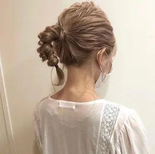 ヘアアレンジ 中沢梨々花 🎀透明感カラーのヘアスタイル