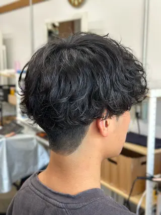 パーマ メンズ Snalyメンズ特化 スエハラのヘアスタイル