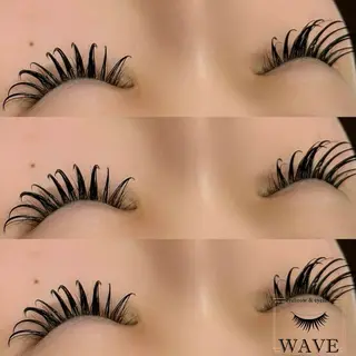 マツエク・マツパ brow&lash WAVEのマツエク・マツパデザイン