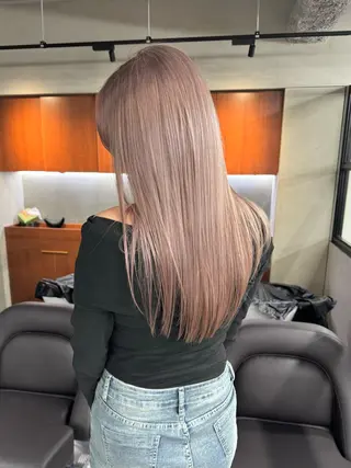 ロング カラー nico TOKYO 渋谷所属・ブリーチ　ハイトーン 特化🌈フジタハルキのヘアスタイル