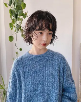 パーマ 🌀渋谷ボブパーマ 🌀河野瑠太のヘアスタイル