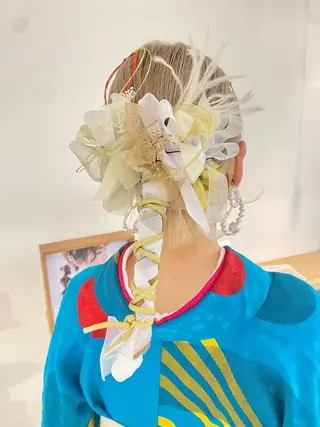 ヘアアレンジ 安永 涼のヘアスタイル